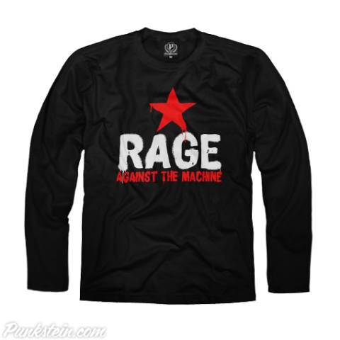 Manga Longa Masculina Rage Against the Machine 1