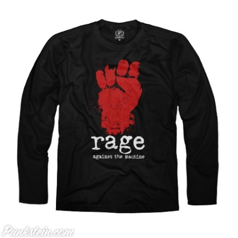 Manga Longa Masculina Rage Against the Machine 2