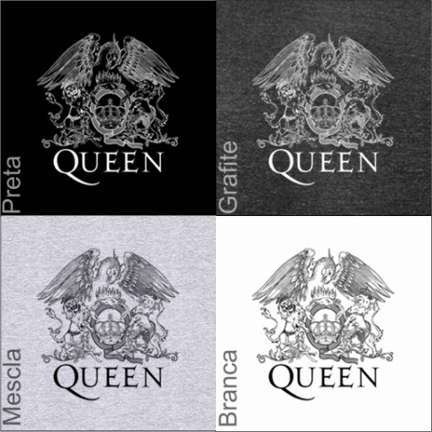 Manga Longa Masculina Queen 1