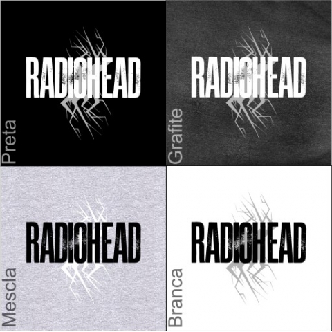 Manga Longa Masculina Radiohead 1
