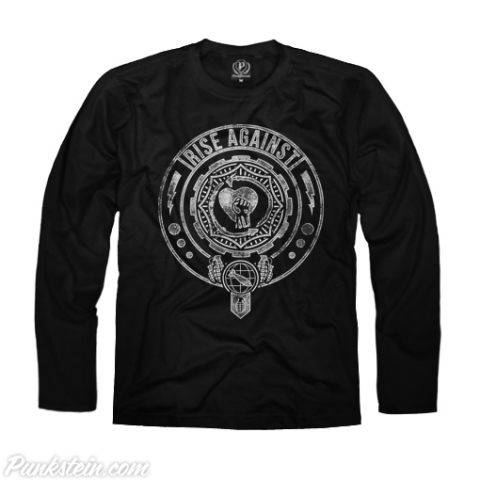 Manga Longa Masculina Rise Against 2