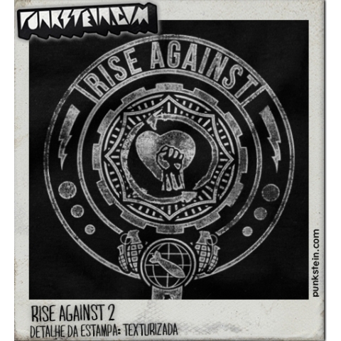 Manga Longa Masculina Rise Against 2