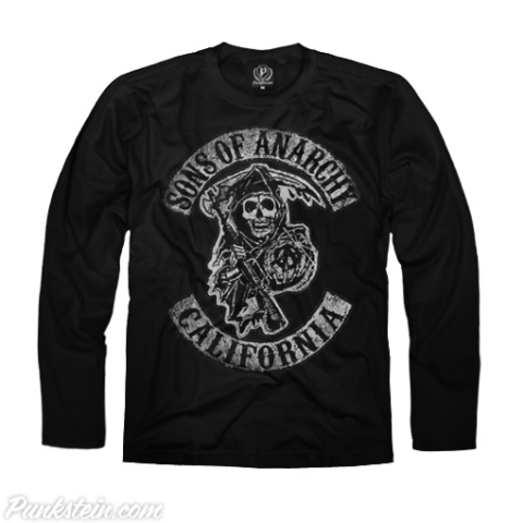 Manga Longa Masculina Sons of Anarchy 3