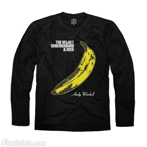 Manga Longa Masculina Velvet Underground 1