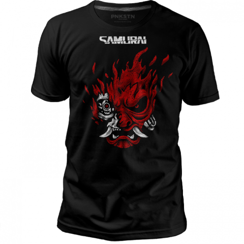 Camiseta Cyberpunk Samurai