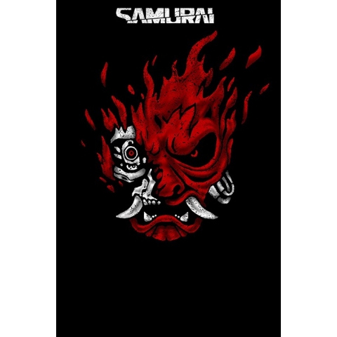 Camiseta Cyberpunk Samurai