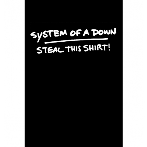 Camiseta System of a Down Steal this shirt