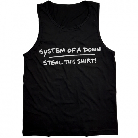 Regata Masculina System of a Down Steal this shirt