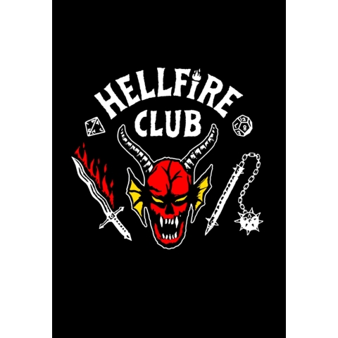 Baby look Stranger Things Hellfire Club
