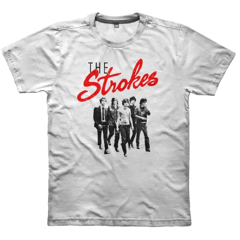 Camiseta THE STROKES 12 - Branca - GG