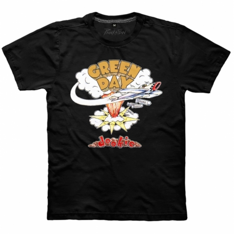Camiseta Green Day 10 - Dookie - Preta - G
