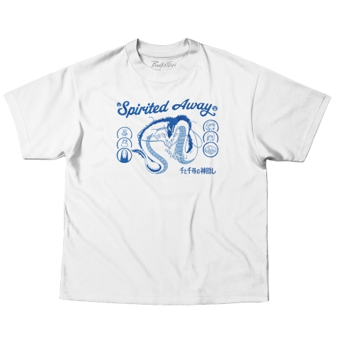 Camiseta Oversized 100% algodão 220g Spirited Away
