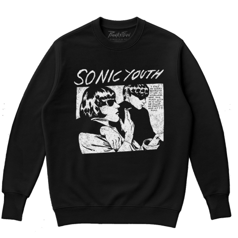 Blusa de moletom oversized flanelada Sonic Youth 2
