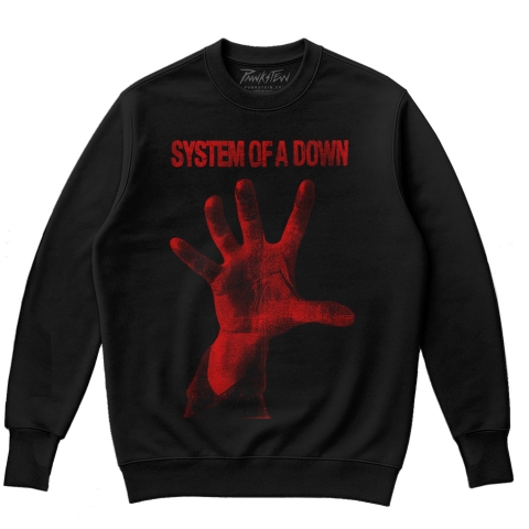 Blusa de moletom Oversized flanelado System of a Down 5