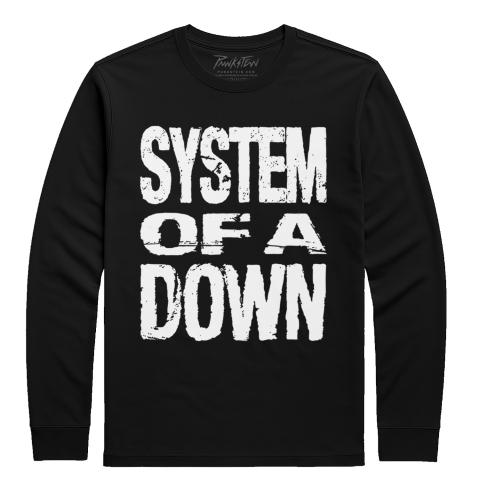 Manga Longa Masculina System of a Down 8