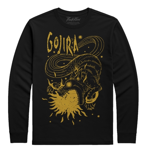Manga Longa Masculina Gojira 2
