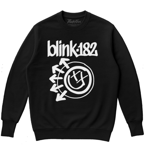 Blusa de moletom Oversized flanelado Blink-182 5