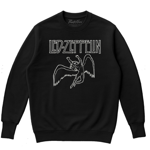 Blusa de moletom Oversized flanelado Led Zeppelin 5