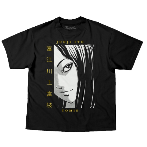 Camiseta OVERSIZED 220g Junji Ito Tomie