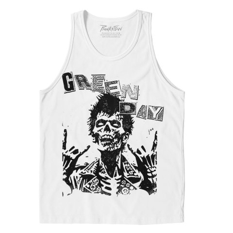 Regata Masculina Camiseta Green Day 12 - Zombie
