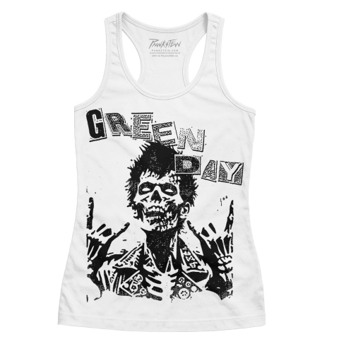 Regata Feminina Camiseta Green Day 12 - Zombie