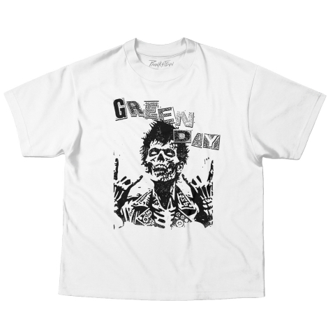 Camiseta OVERSIZED 220g Green Day 12 - Zombie