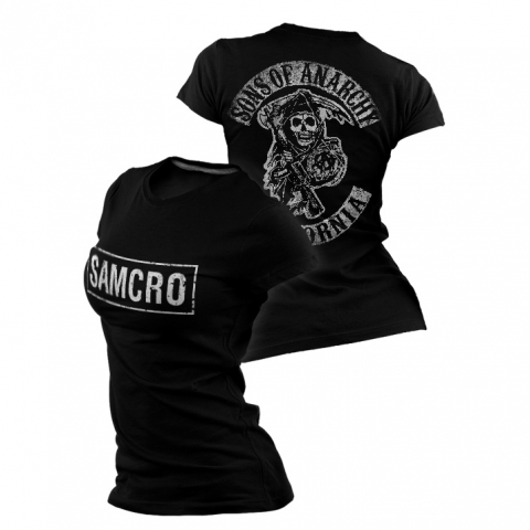 Babylook Sons of Anarchy 6 - Preta - GG