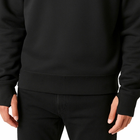 Blusa de moletom Oversized flanelado Foo Fighters 12 - Preta - GG