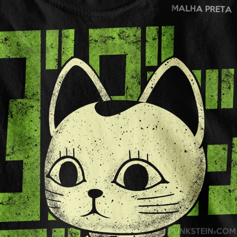 Blusa de moletom Oversized flanelado Dan Da Dan Turbo Cat