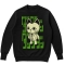 Blusa de moletom Oversized flanelado Dan Da Dan Turbo Cat