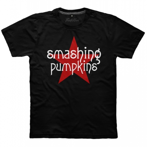 Camiseta Smashing Pumpkins 4 - Preta - GG
