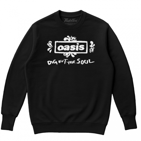 Blusa de moletom Oversized flanelado OASIS 5 Dig out your soul