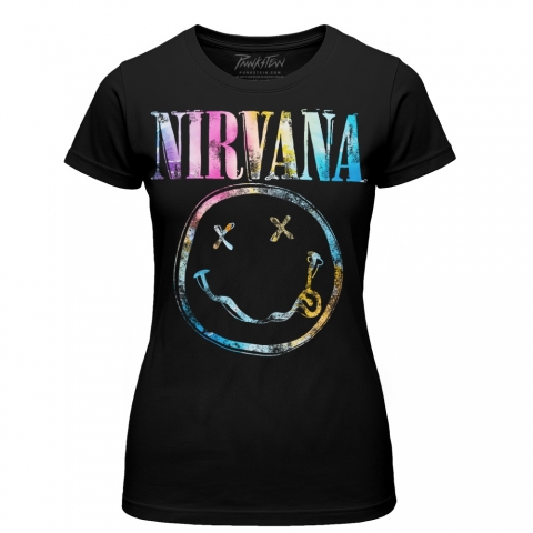 Baby look Nirvana 4 Tie Dye DTF