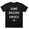 Camiseta Deftones 8 Guns Razors Knives