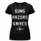 Baby look Deftones 8 Guns Razors Knives