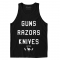 Regata Masculina Deftones 8 Guns Razors Knives