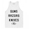 Regata Masculina Deftones 8 Guns Razors Knives