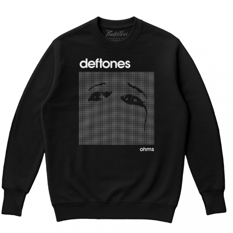 Blusa de moletom Oversized flanelado Deftones 9 OHMS