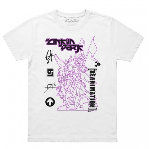 Camiseta Linkin Park 14 Reanimation - Branca - EG