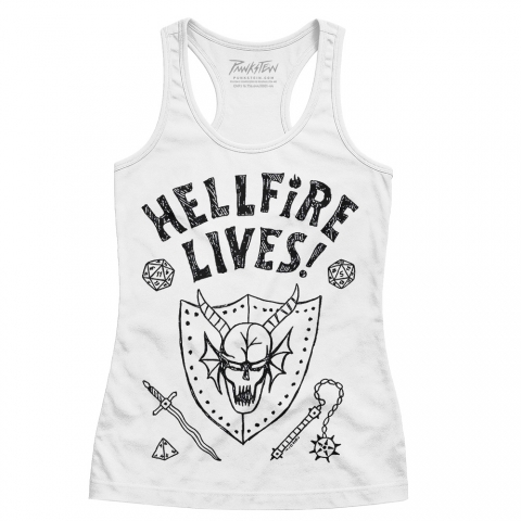 Regata Feminina Stranger Things HELLFIRE LIVES