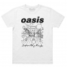 Camiseta Oasis 6 Definitely Maybe - Branca - PP