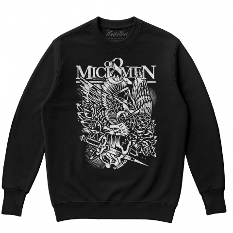 Blusa de moletom Oversized flanelado Of Mice And Men 1