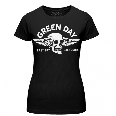 Baby look Green Day 15 Skull