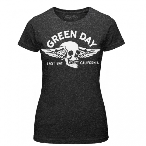 Baby look Green Day 15 Skull