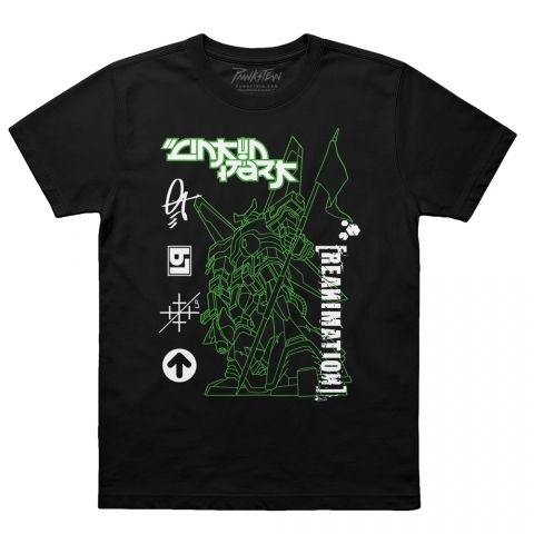 Camiseta Linkin Park 14 Reanimation - Preta - M