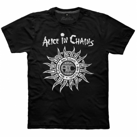 Camiseta Alice in Chains 2 - Preta - EG