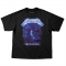 Camiseta OVERSIZED 220g Metallica 7 Ride the Lightning - Preta - GG