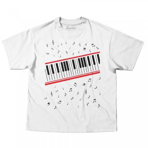 Camiseta OVERSIZED 220g Michael Jackson Piano Beat It