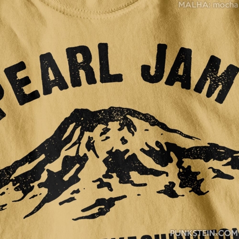 Camiseta OVERSIZED 220g Pearl Jam 8 - Mocha - G