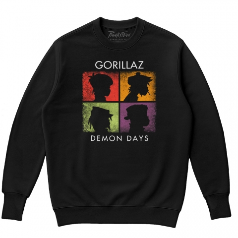 Blusa de moletom Oversized flanelado GORILLAZ 2